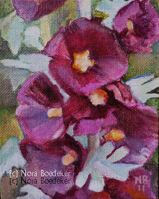 Hollyhocks 3 Hollyhocks 3