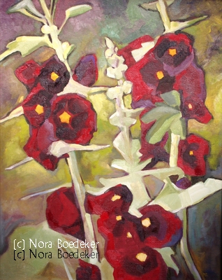 Hollyhocks 3 Hollyhocks 3